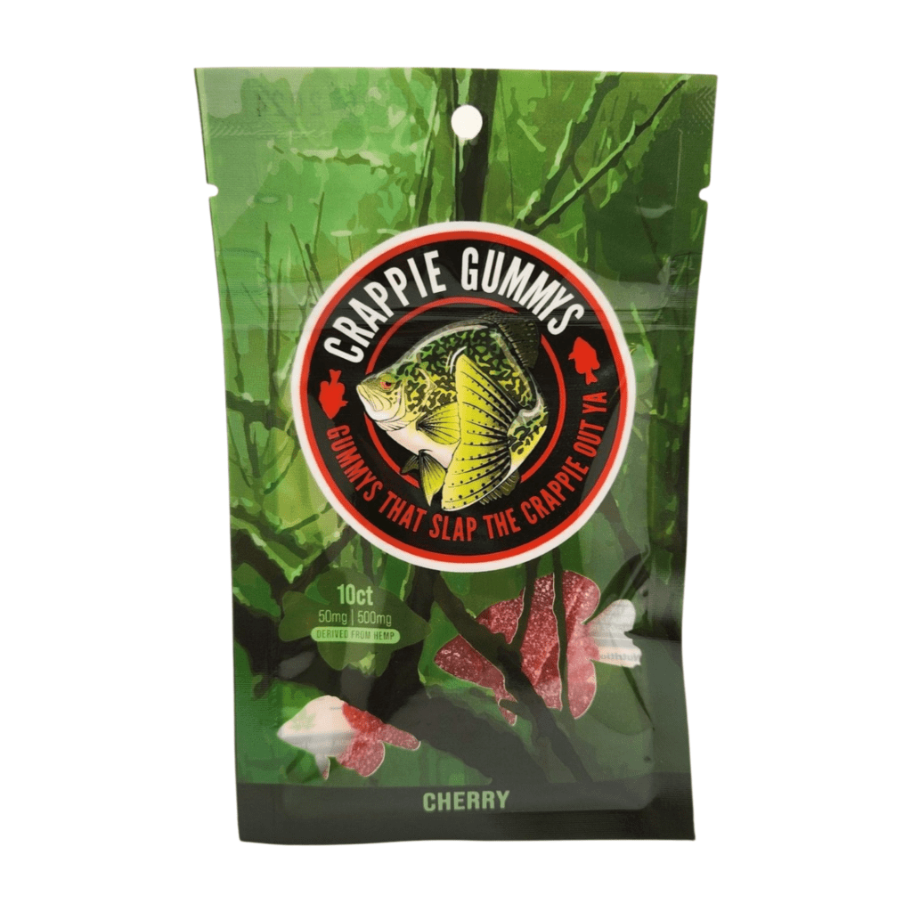 Crappie D8 Gummies 50 mg, 10 ct (Cherry)