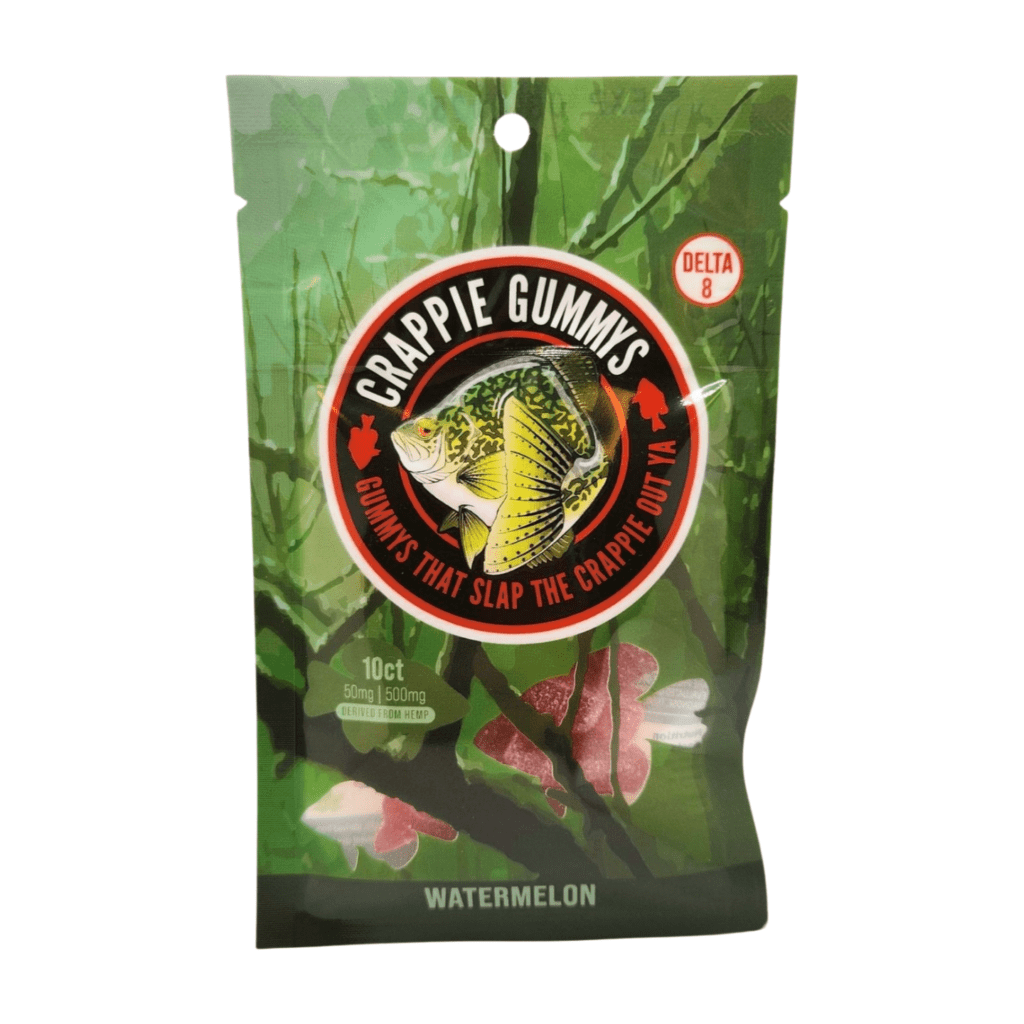 Crappie D8 Gummies 50 mg, 10 ct (Watermelon)