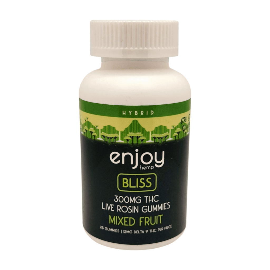 Enjoy Bliss D9 Gummies 12 mg, 25 ct (Mixed Fruit)