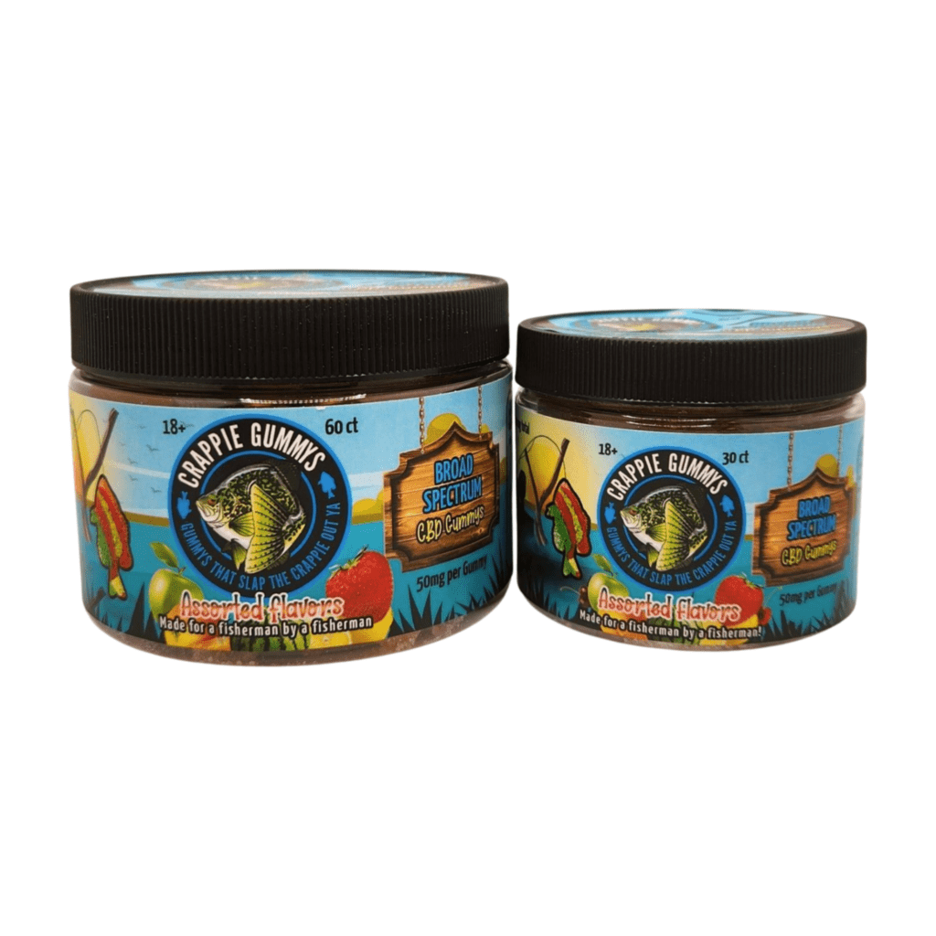 Crappie Broad Spectrum  CBD Gummies 50 mg, 60 ct (Assorted Flavors)