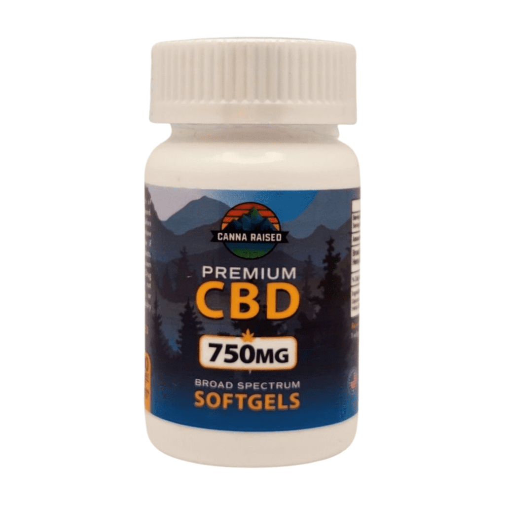 Canna Raised Broad Spectrum CBD Softgel 750 mg, 30 ct