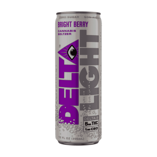 Delta Light Cannabis Seltzer Bright Berry Delta-9