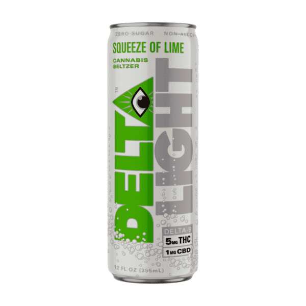 Delta Light Cannabis Seltzer Squeeze of Lime Delta-9