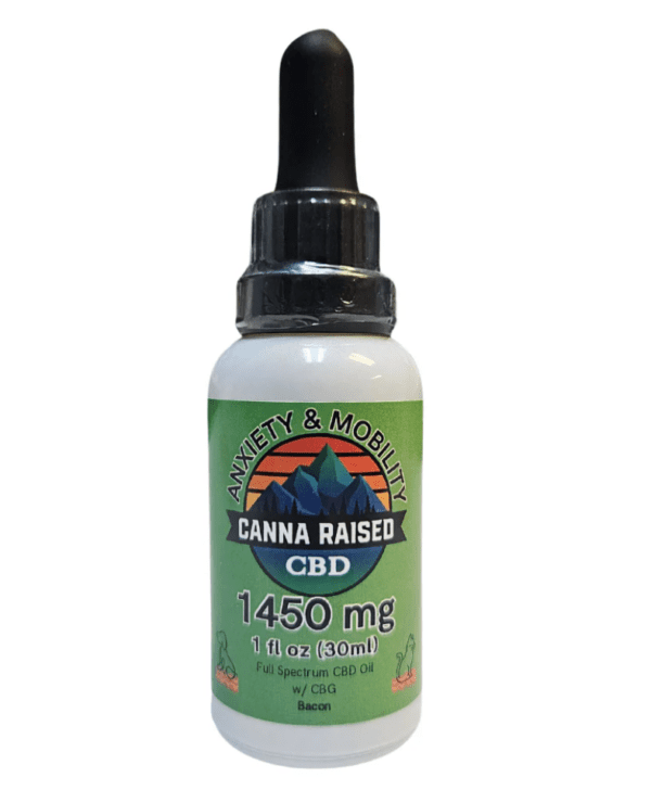 alt="pet cbd tincture bottle 450mg/bottle)
