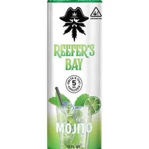 Reefer’s Bay Mojito Delta 9 THC Seltzer, 12 oz, 5mg