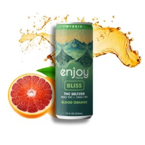Blood Orange THC seltzer Bliss Enjoy